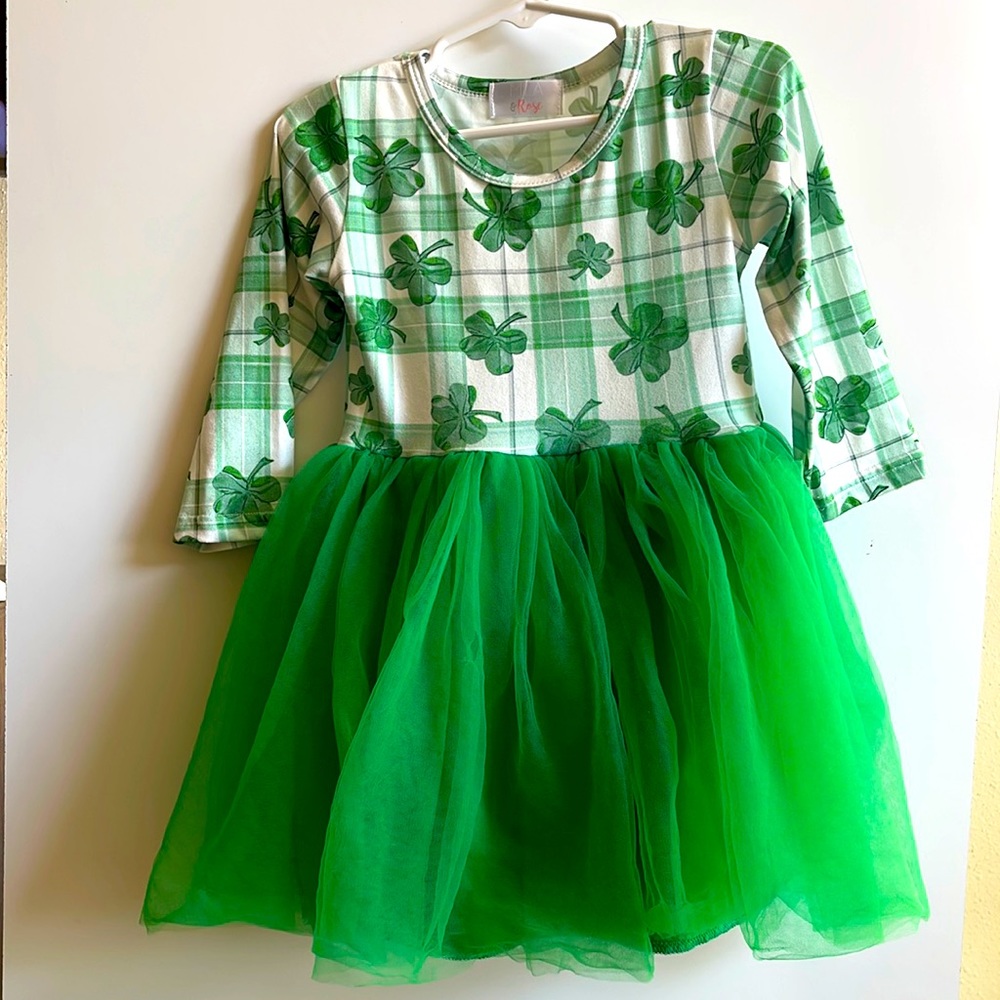Green St. Patrick’s Day tutu dress